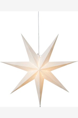 Star Trading - Pappersstjärna Lysa 70 cm - Vit - Adventsstjärnor - Från Homeroom