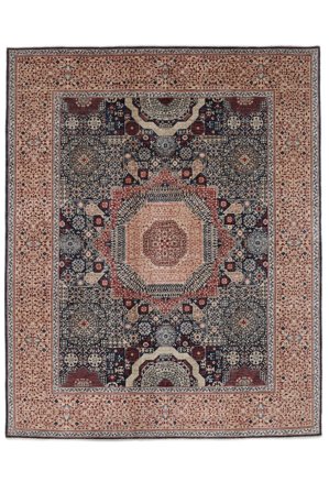 241X305 Tapis Mamluk Moderne Marron/Noir (Laine, Afghanistan) Carpetvista