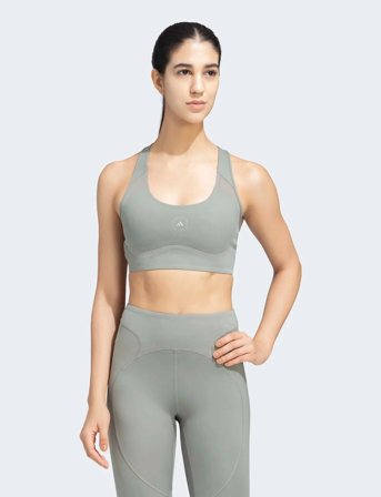 adidas by Stella McCartney Asmc Tpr Pi Bra - Green - XS