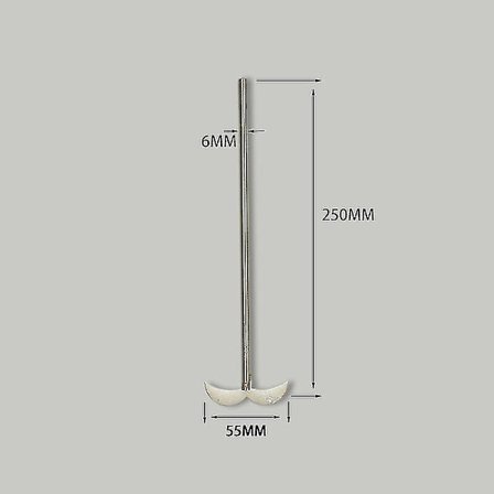 Rustfrit Stål Rørstang Dispersionsskive Omrøringsskovl Blender