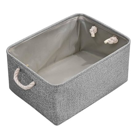 Kurve til Opbevaring med Håndtag, Organisation til Tøjskab Kurvboks, 16,1 X 12,2 X