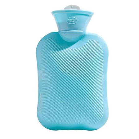 Kuumalla vedellä täytettävä kuumavesipullo Garrafa De Agua Thicken Bouillotte Fashion Calentador De Manos Kannettava kädenlämmitin (taivaansininen)