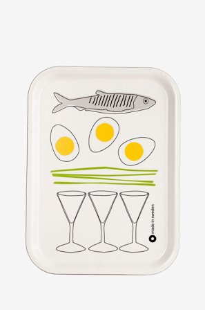 Rotor design - Tarjoilualusta Herring - Valkoinen - Tarjottimet - - Homeroom