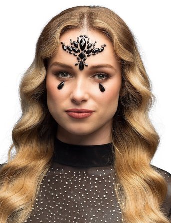 IPK Face Jewels Black - Black - 0