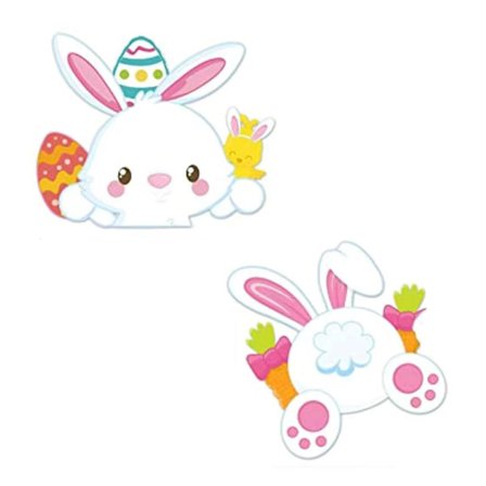 2024 Påske Hageplugg Utendørs Gjerde Dekorativ Jordplugg Tittende Kanin