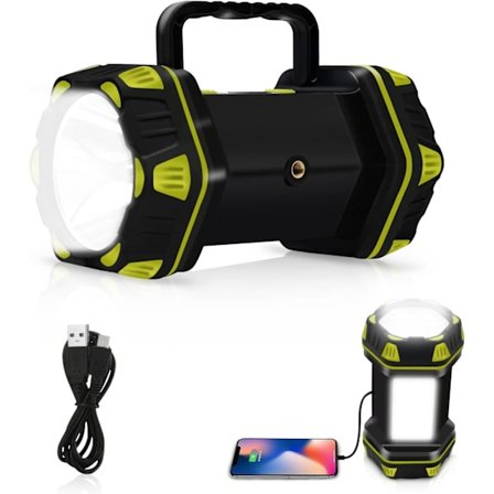 Tehokas Ladattava LED-Leirilyhty 8 Tilaa Telttalyhty M