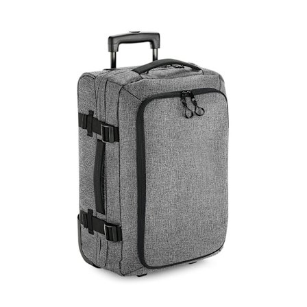 BagBase Unisex Escape Carry-On Wheelie Bag One Size Grey Marl