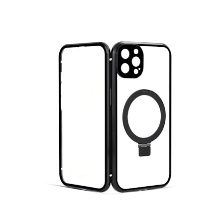 Transparent, Magnetiskt Fodral med Stativ för iPhone iPhone 14