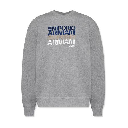 Emporio Armani - Tröjor - Grå - Herr - Storlek: M, Herr, Storlek: M
