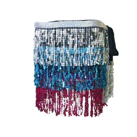 Dam Magdans Paljett Hip Scarf Boho Style Party Kostym För Dansfester