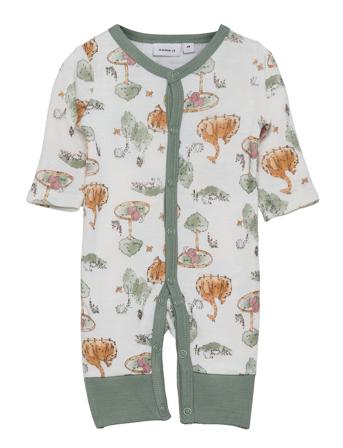 Nbmwillu Wool Ls Nightsuit Pre Grey Name It