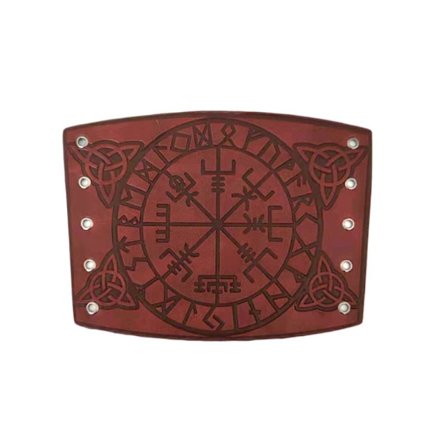 Viking Odin Symbol Armbånd Punk Armbånd BRUNT
