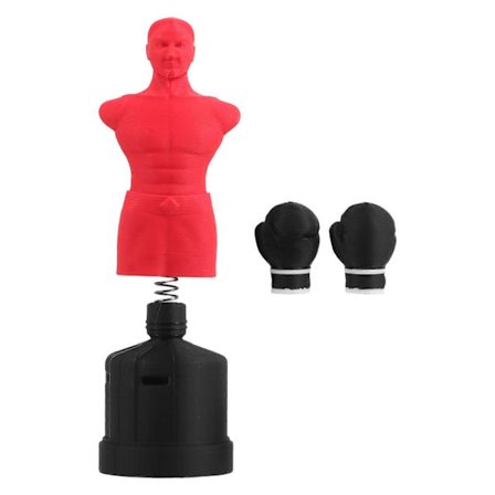 Realistiska Mini Boxningshandskar och Boxningssäck Set för Samlare 1Set[HK]