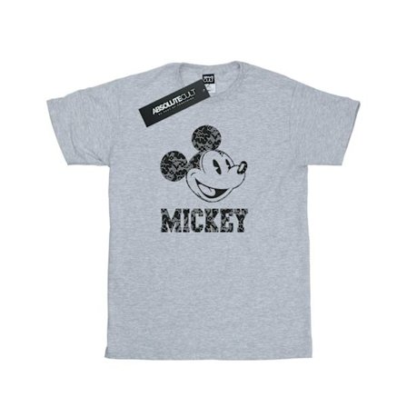 Disney Girls Mickey Mouse Laces Bomull T-shirt 12-13 År Spor