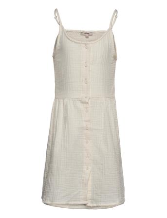 Kogthyra Button Strap Dress Wvn Beige Kids Only