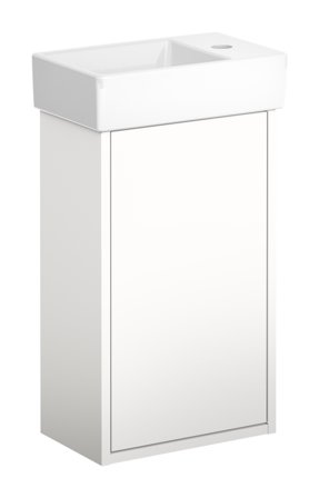 Gustavsberg Artic Small GB71ACVC34TM01L Kommodpaket vit/vit, 36 cm, vänster Vit/vit, Badrum
