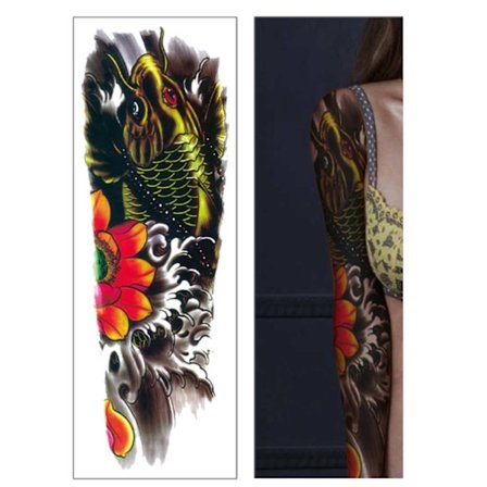 Gnuggi's Fake Tattoo Sleeve Koi