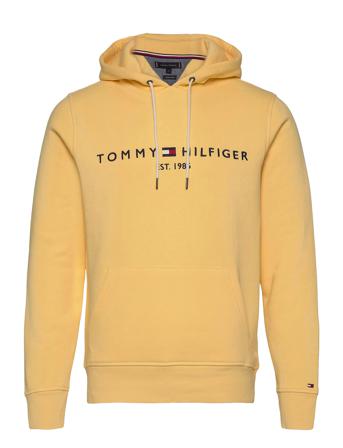 Tommy Logo Hoody Hettegenser Genser Gul Tommy Hilfiger