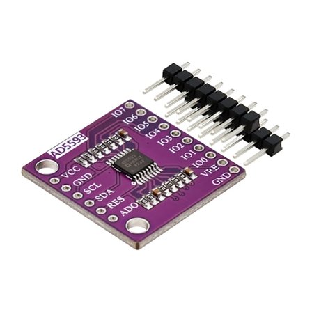 8-kanals AD5593-omvandlare 12-bitars analog-till-digital-omvandlare ADC