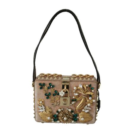 Dolce & Gabbana Box Purse Gul, Dame Håndtasker, Størrelse: ONE Size