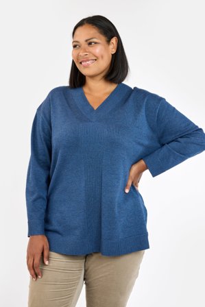 CISO - Langærmet Strik - Blå