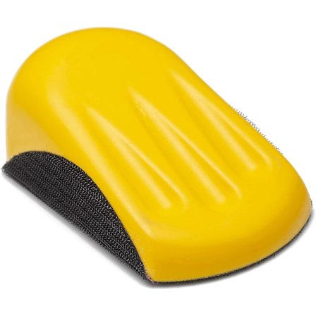 Manuell skumblokksliper for 125 mm borrelås slipeskiver -