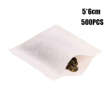 (5x6cm 500PCS)500 kpl tyhjiä teepusseja suodatin irtosuodatinpussi Healt
