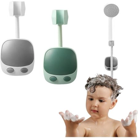 Brusehovedholder Sæt med 2, Universal Uden Boring Justerbar Sh,ZQKLA