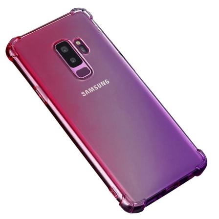 Samsung Galaxy S9 - Stötdämpande Floveme Silikonskal Rosa/lila