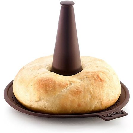 Bagel Maker med 6 Individuella Bagelformar, Brun