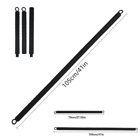 100/150/200 LBS motståndsband set med handtag Dörrankare Elastiska band för fysioterapi Hemträning Styrketräning