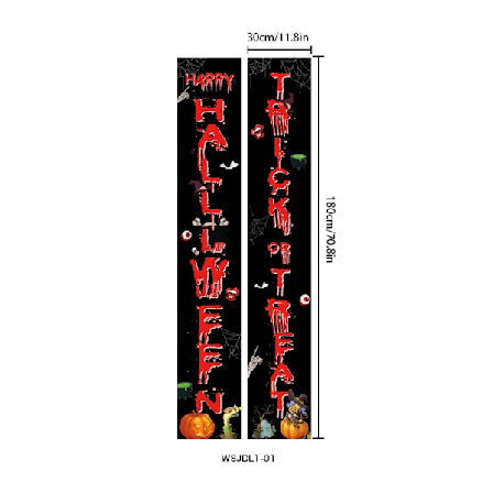 Hängande flaggor för dörrbanner 1 1 1