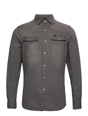 3301 Slim Shirt L\S Grey G-Star RAW