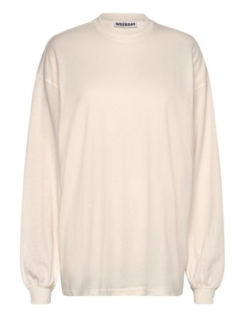 Weekday Printed Long Sleeve - Cream - S