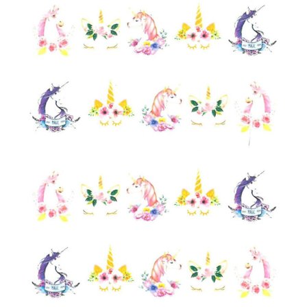 Vanddekaler - Unicorn - STZ-617 - Til negle