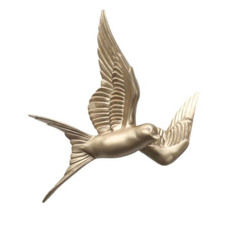 3D Swallow Väggmonterad Pendel Fashionabla dekorativa rekvisita för väggentré