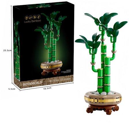 Botanicals Smuk pink blomsterbuket Byggesæt med blomsterornament, Naturens gave, roser og en dahlia, Byg din egen rumdekoration