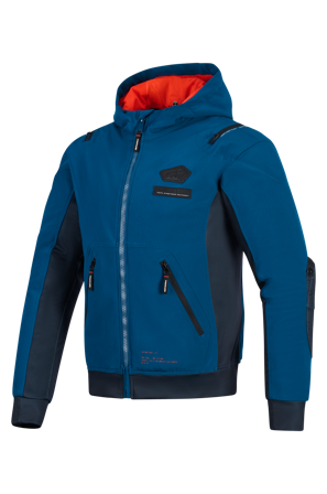 Motorradjacke Alpinestars Moblast WP Dunkel Petrol/Dunkel Marineblau S