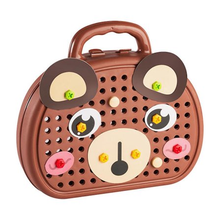 Matematik Hjulværktøjskasse med Legetøjs Elbor-Skruetrækker Sæt Uddannelsesmæssigt Førskole Uddannelse Aktivitetslegetøj til Børn