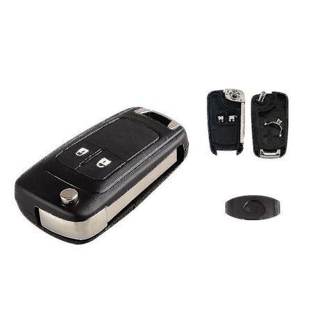 Udskiftnings nøgleskal til Opel Vauxhall Insignia Ls Xie, Sort