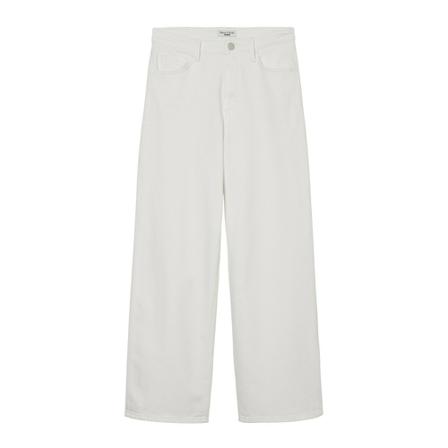 Marc O'Polo Byxor Tomma high straight cropped model vit, Dam Boyfriend Jeans, Dam, Storlek: W30 L32