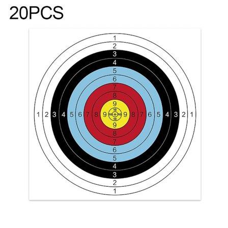 20 kpl Jousiammuntataulut Paperijousi Nuoli Targets Target Practice