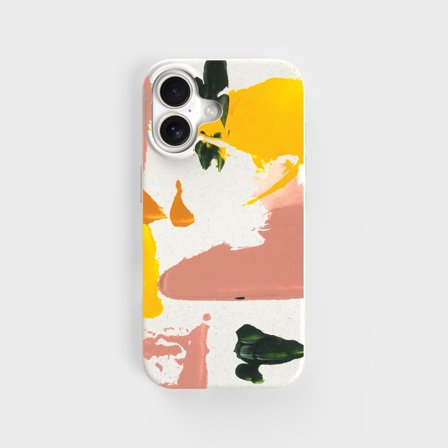 Eco-Friendly Mobile Case Colour Splash, Made with Plants | agood company, iPhone 16