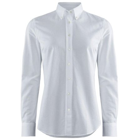 Oxfordskjorta Porto dam vit 2XL - Lyreco - Yrkeskläder - Skjortor och blusar - Skjortor