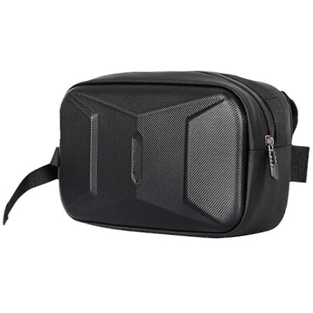 Vattentät Cykel Topprörsväska Cyklar Främre Ramväska Cykel Pendlarväska med Axelrem Cykelstyre Väska Svart