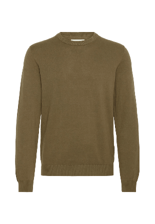 Casual Friday Cfosvald Knitted Crew Neck Pullover Tröjor Herr Grå XL