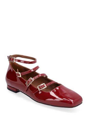 ALOHAS Luke Leather Ballet Flats - Burgundy - 37