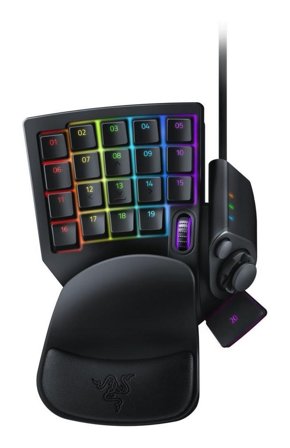 Razer Tartarus V2 - tastegruppe - med rullehjul, 8-way directional thumbpad Inn-enhet