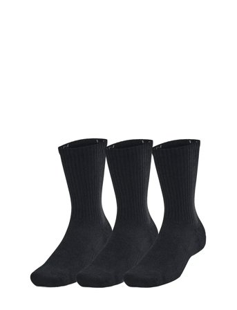 Unisex Ua Tc 3Pk Crew Black Under Armour