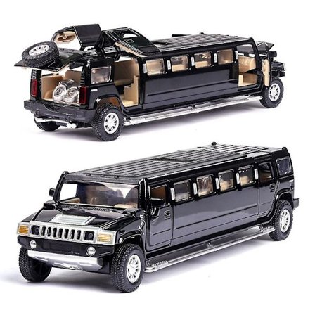 1:32 Legering Hummer H2 Förlängd Limousine Metall Diecast Bilmodell Så